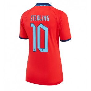 Maillot de foot Angleterre Raheem Sterling #10 Extérieur Femmes Monde 2022 Manches Courte